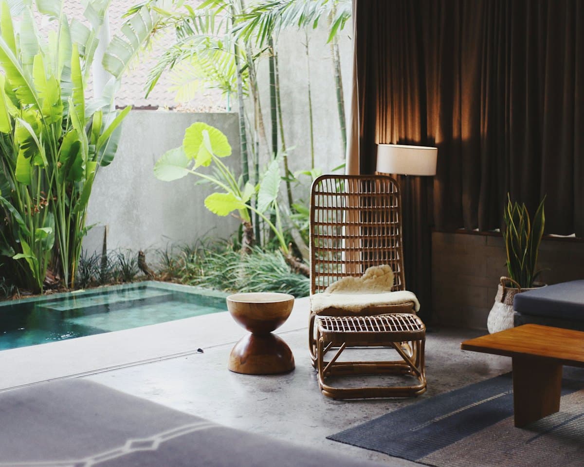 Sảnh chờ của một spa
